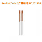 C-Type Copper Acupuncture Needles (5 in 1 guide tube) 0.20 x 13mm</br>(铜柄5支/管-0.20 x 13mm)