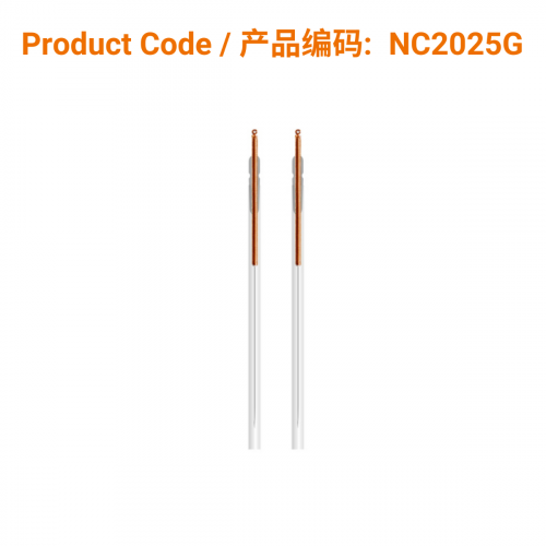 C-Type Copper Acupuncture Needles (guide tube) 0.20 x 25mm</br>(铜柄1支/管-0.20 x 25mm)