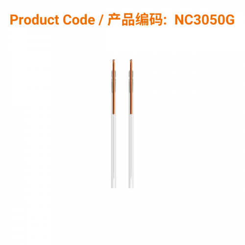 C-Type Copper Acupuncture Needles (guide tube) 0.30 X 50mm</br>(铜柄1支/管-0.30 X 50mm)