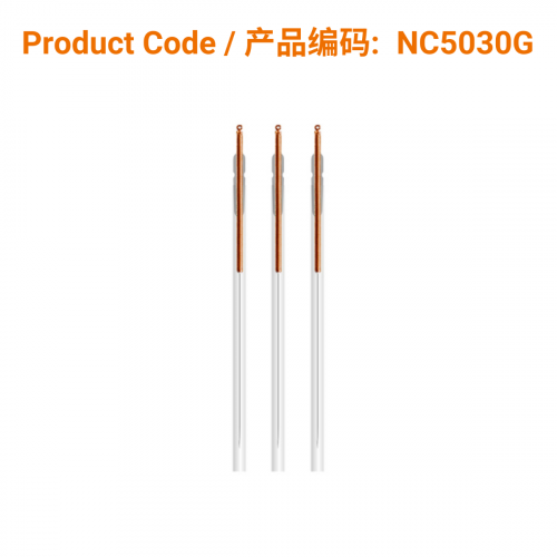C-Type Copper Acupuncture Needles (guide tube) 0.50 x 30mm</br>(铜柄1支/管-0.50 x 30mm)