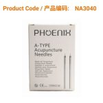 A-Type Aluminium Acupuncture Needle (without guide tube) 0.30 x 40mm</br>(铝柄无管-0.30 x 40mm)
