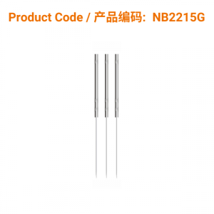 Pipe handle needle with guide tube 0.22 x15mm</br>(管柄1支/管-0.22 x 15mm)