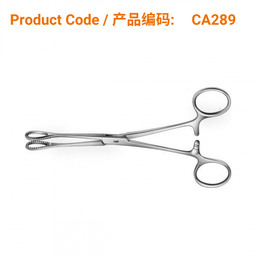 Stainless Steel Sponge Forceps 18cm with lock