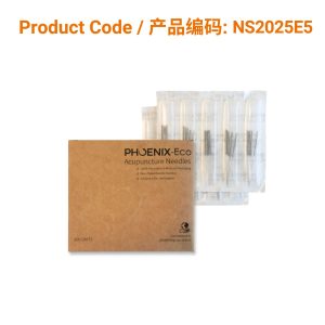 Eco package Steel wire handle needle, 0.20X25mm, 500pcs/box</br>(不锈钢柄5支/管-0.20X25mm)