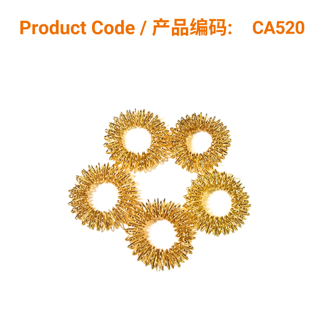 5x Gold Finger Ring (Extra Strong) 镀金按摩指环
