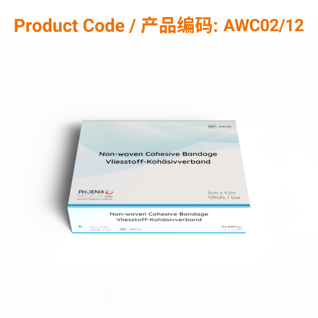 Non-woven Cohesive Bandage5cm x 4.5m | Phoenix Medical Wound Care