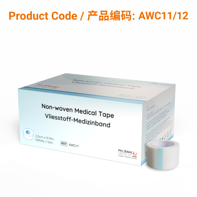 Non-woven Medical Tape 2.5cm x 9.14m  |  Phoenix Medical Wound Care