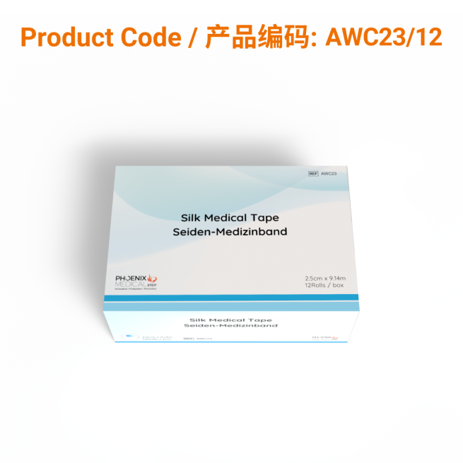Silk Medical Tape  2.5cm x 9.14m  |  Phoenix Medical Wound Care