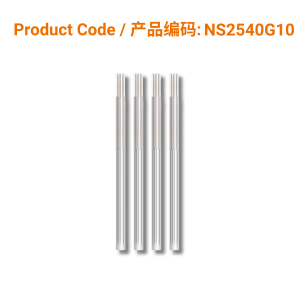 Stainless Steel Handle Needle (guide tube) 0.18 X 40mm </br>(不锈钢柄1支/管-0.18 X 40mm) 100 pcs/box (Copy)