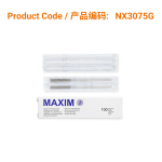 MAXIM Stainless Steel Handle Needle (with 10pcs guide tube) 不锈钢柄环保针0.30 x 75mm